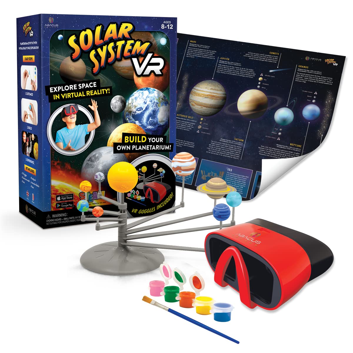 Abacus Brands VR Solar System Lab with Interactive STEM